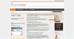 Desktop Screenshot of conviator.com