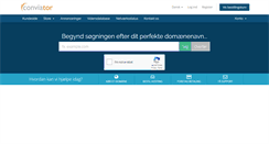 Desktop Screenshot of kundeservice.conviator.com